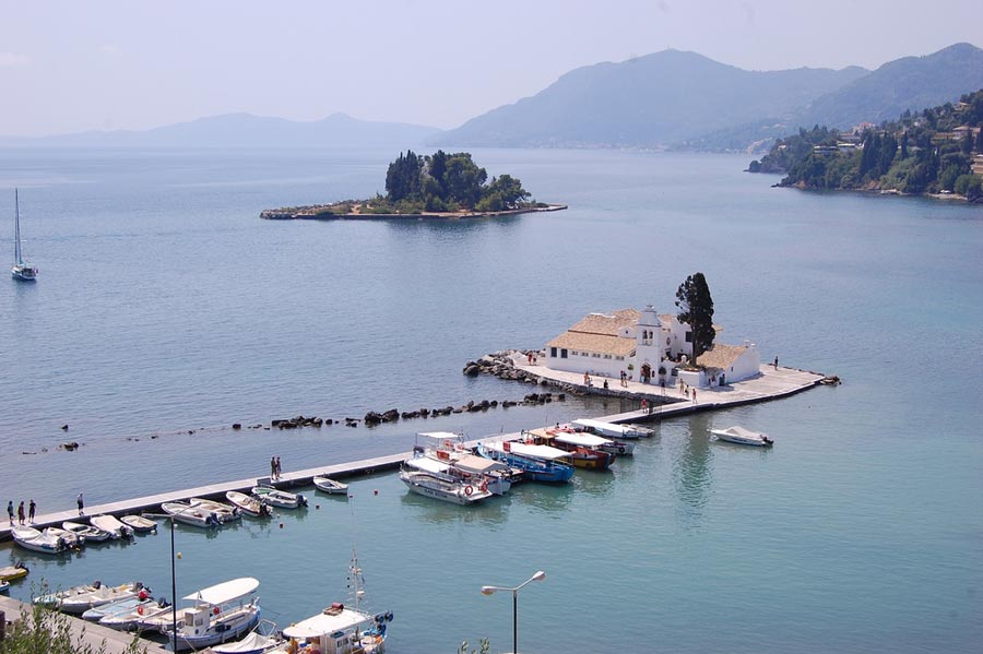Corfu Greece - Pontikonissi Island